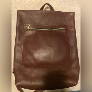 PLG Cognac Laptop Backpack